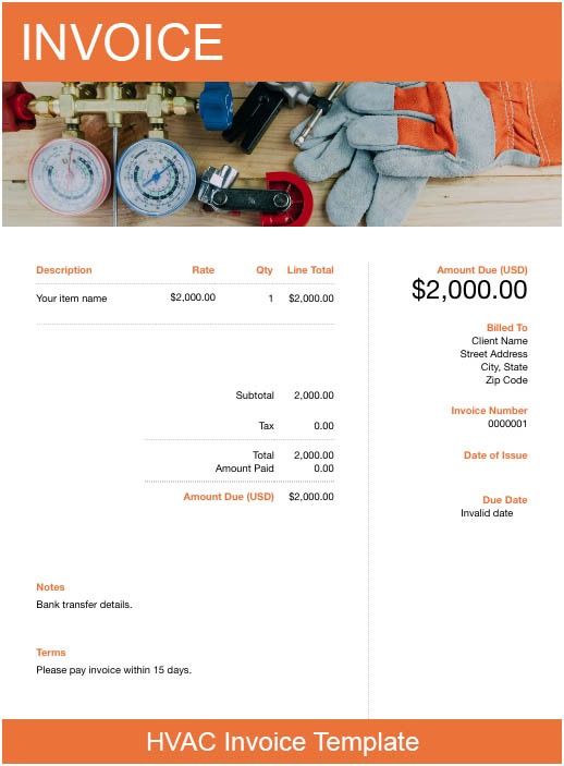 Simple invoice template free download